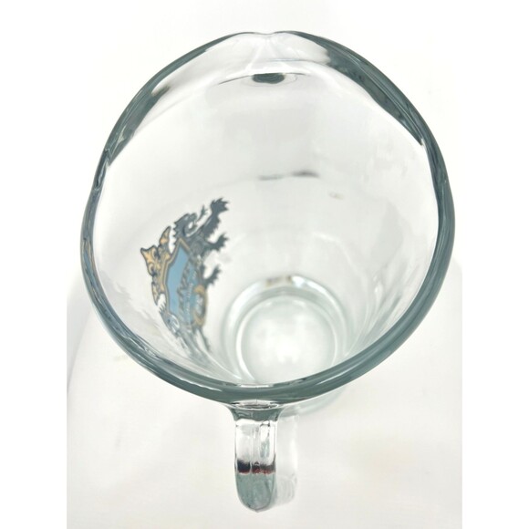 Vtg GraybaR Electric Glass Beer Pitcher Shield Coat of Arms 25th Anniversary - Picture 7 of 10